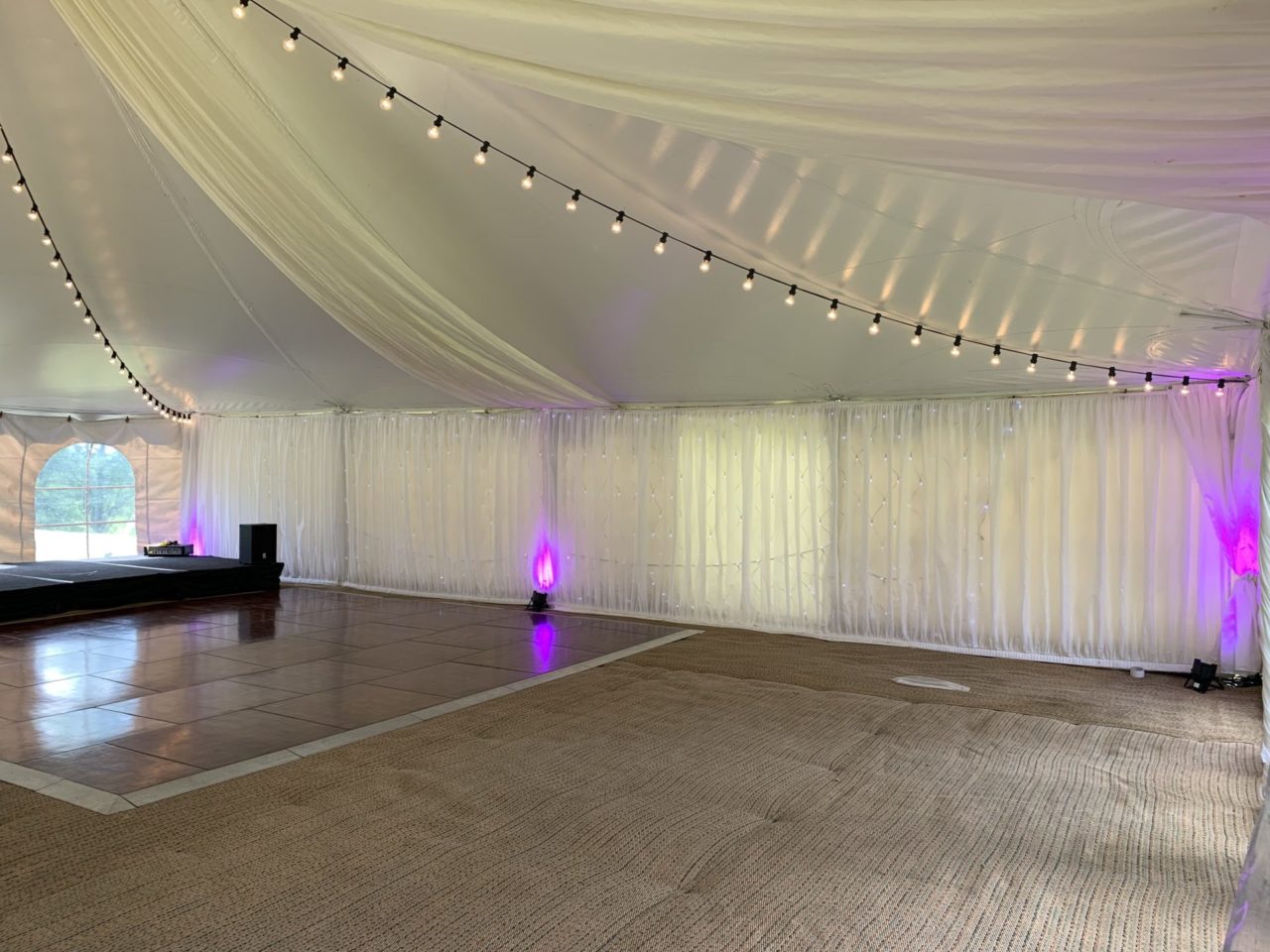 Dancefloor hire Sussex Marquees